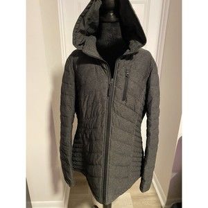 Nautica Performance Women Packable Puffer Jacket/Grey Melange /Size L